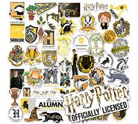 Harry Potter Hufflepuff Theme Pack Die Cut Vinyl Large Delux Sticker Variety Pack - Laptop, Water Bottle, Scrapbooking, Tablet, Skateboard, Indoor/Outdoor - Set of 50