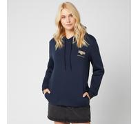 Harry Potter Hufflepuff Unisex Embroidered Hoodie - Navy - S