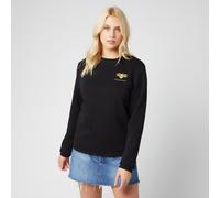 Harry Potter Hufflepuff Unisex Embroidered Sweatshirt - Black - L