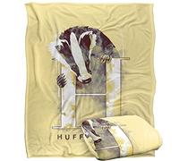 HARRY POTTER Hufflepuff Wash Officially Licensed Silky Touch Super Soft Throw Blanket 152 x 127 cm