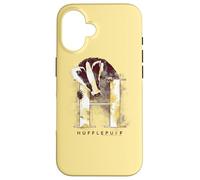 Harry Potter Hufflepuff Watercolor Case for iPhone 16