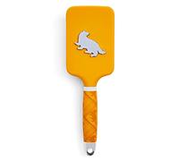 Harry Potter Hufflepuff Women's Paddle Shaped Hair Brush Ladies Comb (Yellow-Hufflepuff)