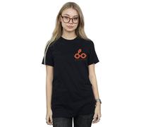 Harry Potter I Solemnly Swear Breast Print Cotton Boyfriend T-Shirt In Black Black XXL