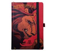Harry Potter Intricate Houses Gryffindor A5 Notebook In Dark Red Dark Red One Size