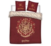 Harry Potter Kids Double Duvet Cover 240x220 + 2 Pillowcases 65x65 Red/Gold