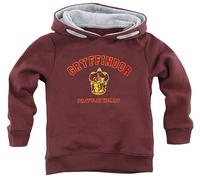 Harry Potter Kids - Gryffindor - Brave At Heart Hoodie burgundy 14 Years