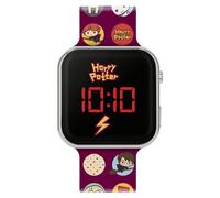 Harry Potter Kids LED Digital Red Silicone Strap Watch HP4155