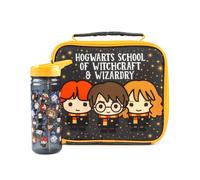 Harry Potter Kids Lunch Bag & Bottle Set (Black) in Black Harry Potter Black