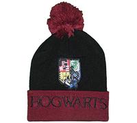 Harry Potter Kids Winter Acrylic Hat (UK, Numeric, 6 5/8) Schwarz
