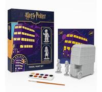 Harry Potter Knight Bus Paint Your Own Model Set - Official Wizarding World Craft Kit with Bus, Harry & Hermione Figures, 12 Paints, Brush, Stickers & Display Scene - Creative Gift for Kids & Adults
