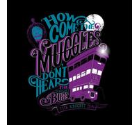 Harry Potter Knight Bus Women's T-Shirt - Black - L