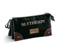 Harry Potter Legacy Slytherin-Triple Pencil Case, Green 23 x 11 cm
