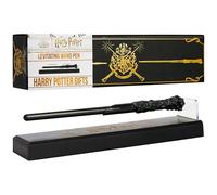 Harry Potter Levitating Wand Pen, Magical Black Ink Ballpoint Wand Pen with Magnetic Display Stand, Floating Office Desk Accessories, Hogwarts Gifts (Black 1 Pcs)