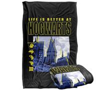 Harry Potter Life Is Better At Hogwarts Silky Touch Super Soft Throw Blanket 91 x 147 Cm