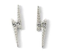 Harry Potter Lightning Bolt Earrings with Crystal Elements