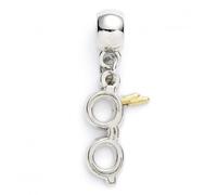 Harry Potter Lightning Bolt with Glasses Slider Charm - Distinctive Detail | - Zinc / Copper / Aluminium