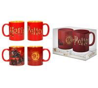 Harry Potter Logo Hogwarts Express Mug Set (2) - Ceramic Mugs SD TOYS