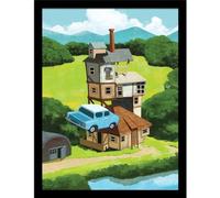 Harry Potter Looking Forward The Burrow Framed Poster (45cm x 35cm) (Multicolored)