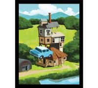 Harry Potter Looking Forward The Burrow Framed Poster Multi