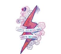 Harry Potter Love Leaves Its Own Mark Men's T-Shirt - White - M