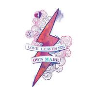 Harry Potter Love Leaves Its Own Mark Women's T-Shirt - White - S