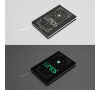 Grupo Erik A5 Notebook & Pen Set - Harry Potter Gifts | Harry Potter Wand Pen & Led Light Blank Journal Note Book, Plain Notebook A5 Sketchbook