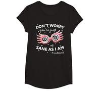 Harry Potter Luna Lovegood Spectrespecs White T-Shirt, Girls, Black, X-Small