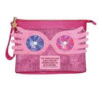 Harry Potter Luna Lovegood Toiletry Bag for Kids & Adults - Officially Licensed Travel Wash Bag with Spacious Main Compartment & Secure Zip Closure - Cosmetic & Toiletry Storage Bag