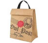 Harry Potter Lunch Bag Letter from Hogwarts Owl Post Official Brown Insulated One Size