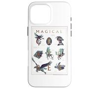 Harry Potter Magical Creatures Book Cover Case for iPhone 16 Pro Max