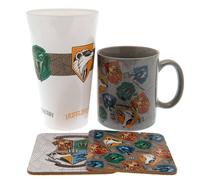 Harry Potter Magical Glass Hogwarts Houses Gift Set In White White