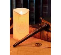 Harry Potter Magical Hogwarts Crest Led Candle Light With Wand Remote Black
