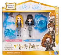 Wizarding World Harry Potter, Magical Minis Luna Lovegood and Cho Chang Patronus Friendship Set with 2 Creatures, Kids Toys for Ages 5 and up