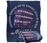 Harry Potter Magical Motors The Knight Bus Silky Touch Super Soft Throw Blanket 152 X 127 Cm