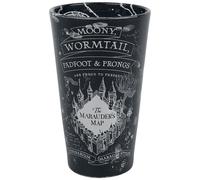 Harry Potter Marauder's Map Drinking Glass black Onesize