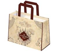 Harry Potter Marauders Map Tote (One Size) (Beige/Red)