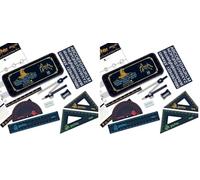 Harry Potter Maths Set by Helix - Complete Maths Set with Storage Tin Containing Ruler, Protractor, Compass, Pencil, Set Squares, Eraser, Pencil Sharpener and Timetable - Harry Potter School Supplies