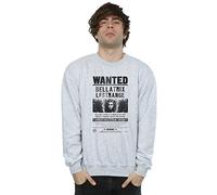 Harry Potter Men's Bellatrix Lestrange Wanted Sweatshirt Medium Sport Grey