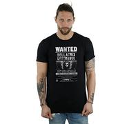 Harry Potter Men's Bellatrix Lestrange Wanted T-Shirt Small Black