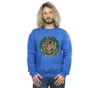 Harry Potter Men's Christmas Wreath Sweatshirt XXX-Large Royal Blue