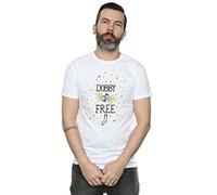 Harry Potter Men's Dobby is Free T-Shirt XXX-Large White