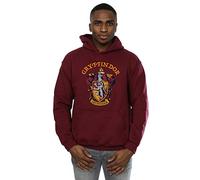(XL, Burgundy) Harry Potter Mens Gryffindor Crest Hoodie