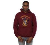 (M, Burgundy) Harry Potter Mens Gryffindor Crest Hoodie