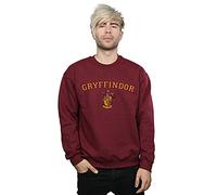 (XL, Burgundy) Harry Potter Mens Gryffindor Crest Sweatshirt