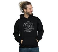 Harry Potter Men's Gryffindor Seal Hoodie Black Medium