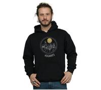 Harry Potter Men's Hogwarts Circle Hoodie in Black | Size: 4XL Harry Potter Black 4XL
