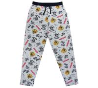 Harry Potter Men's Hogwarts Crest Adult Grey Lounge Pants | Size: Small Harry Potter Grey S