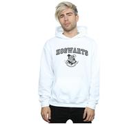Harry Potter Men's Hogwarts Crest Hoodie in White | Size: 4XL Harry Potter White 4XL