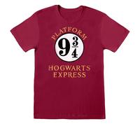 Harry Potter Men's Hogwarts Express T-Shirt in Red | Size: Small Harry Potter Red S