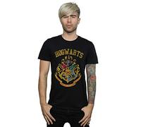 Harry Potter Men's Hogwarts Varsity T-Shirt Black Small